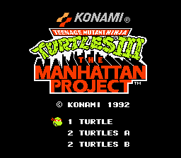Teenage Mutant Ninja Turtles II The Arcade Game (No Pizza Offer) screenshot 3 for NES